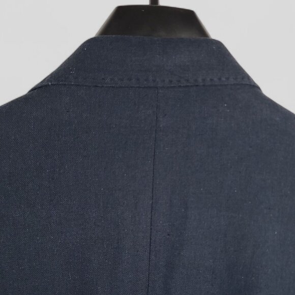 TravelSmith Men's Navy Blue 2 Button Sports Coat Blazer 48R - Picture 8 of 14